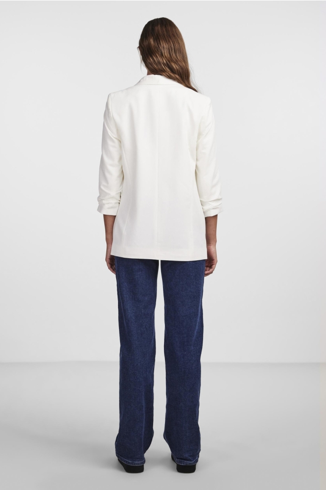 PCBOSELLA 3/4 BLAZER NOOS 17090996 Cloud Dancer